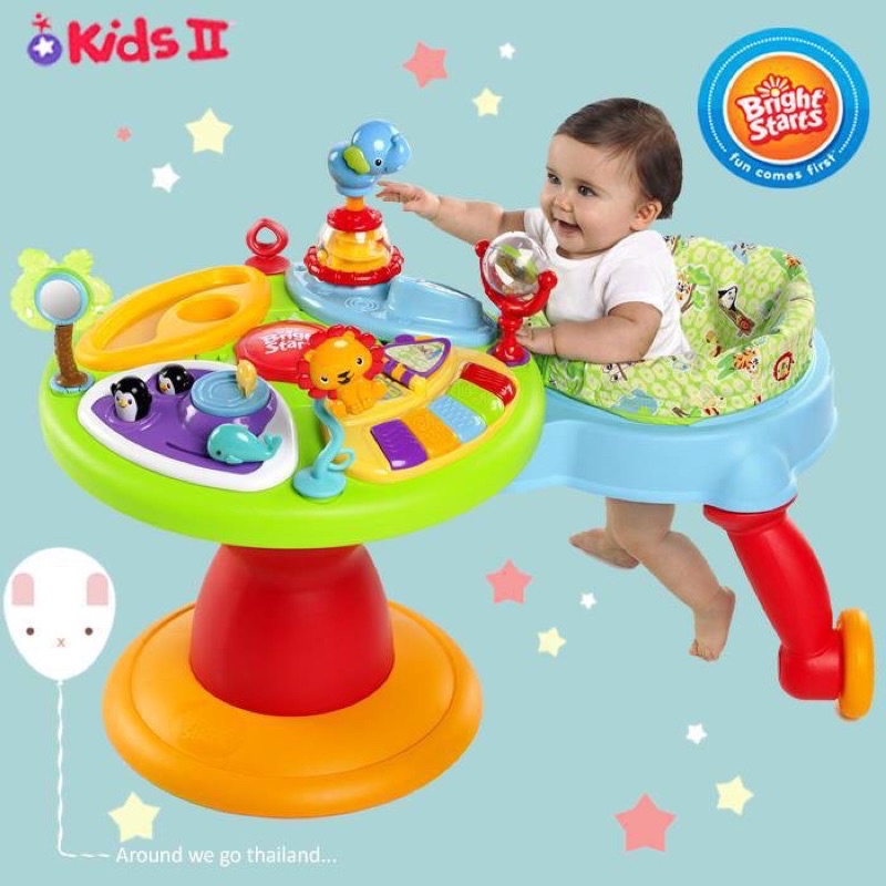 มือสอง* AWG Bright Starts Zippity Zoo 3in1 Around We Go เก้าอี้หัดเดิน