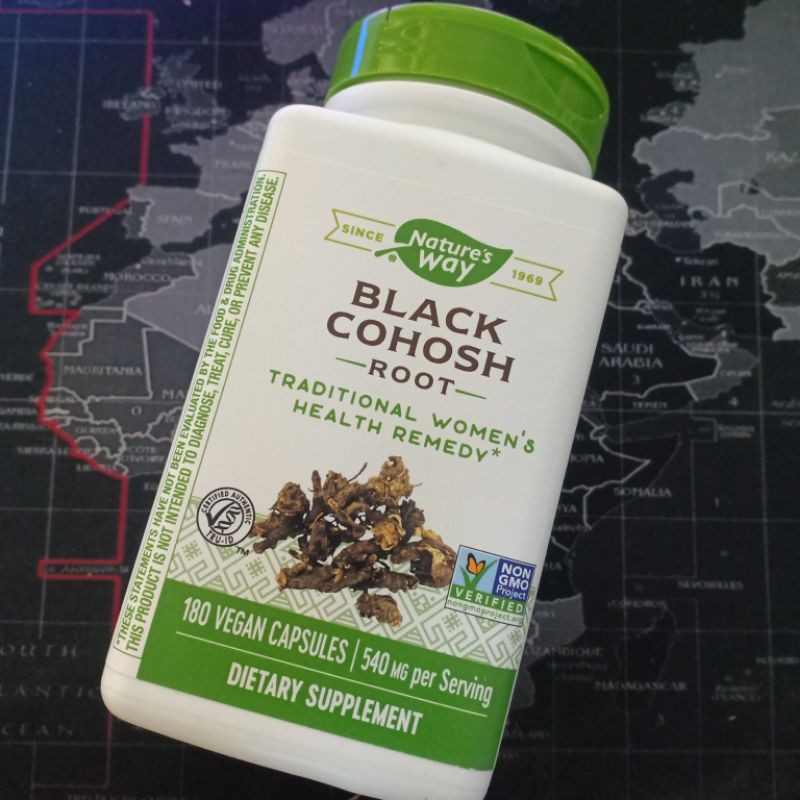 Nature's Way, Black Cohosh Root, 540 mg, 100, 180 Vegetarian Capsules