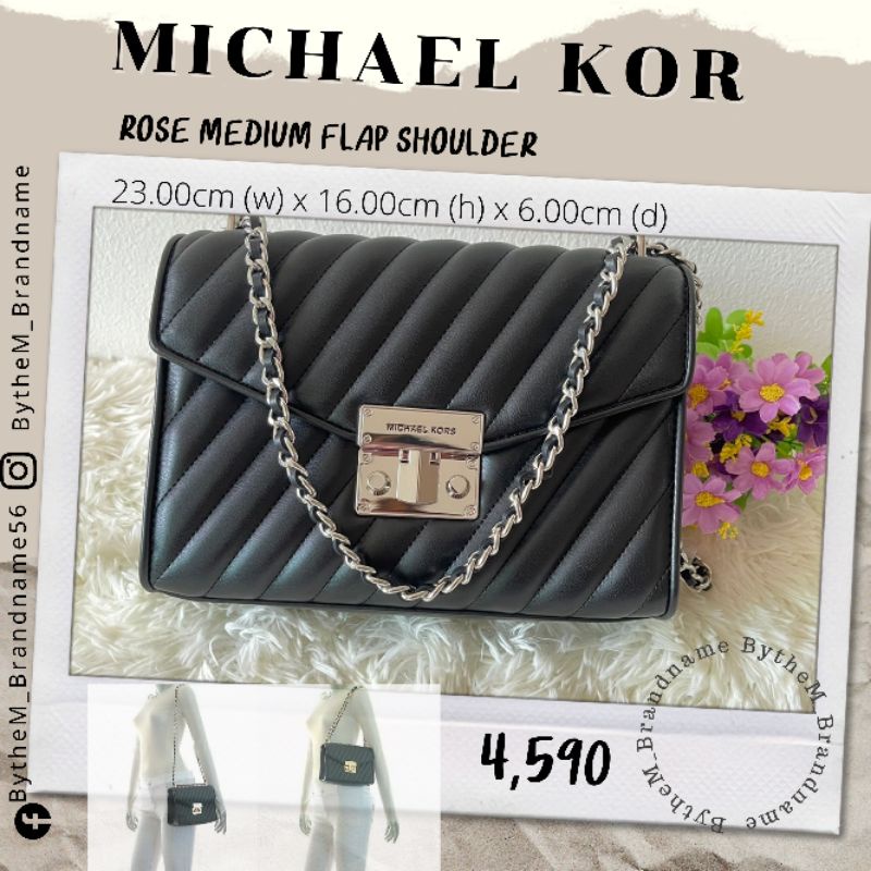 Michael kors Rose Medium flap shoulder Bag mk Shopee Thailand