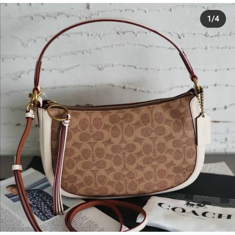 COACH Sutton Crossbody in Signature Canvas Shopee Thailand