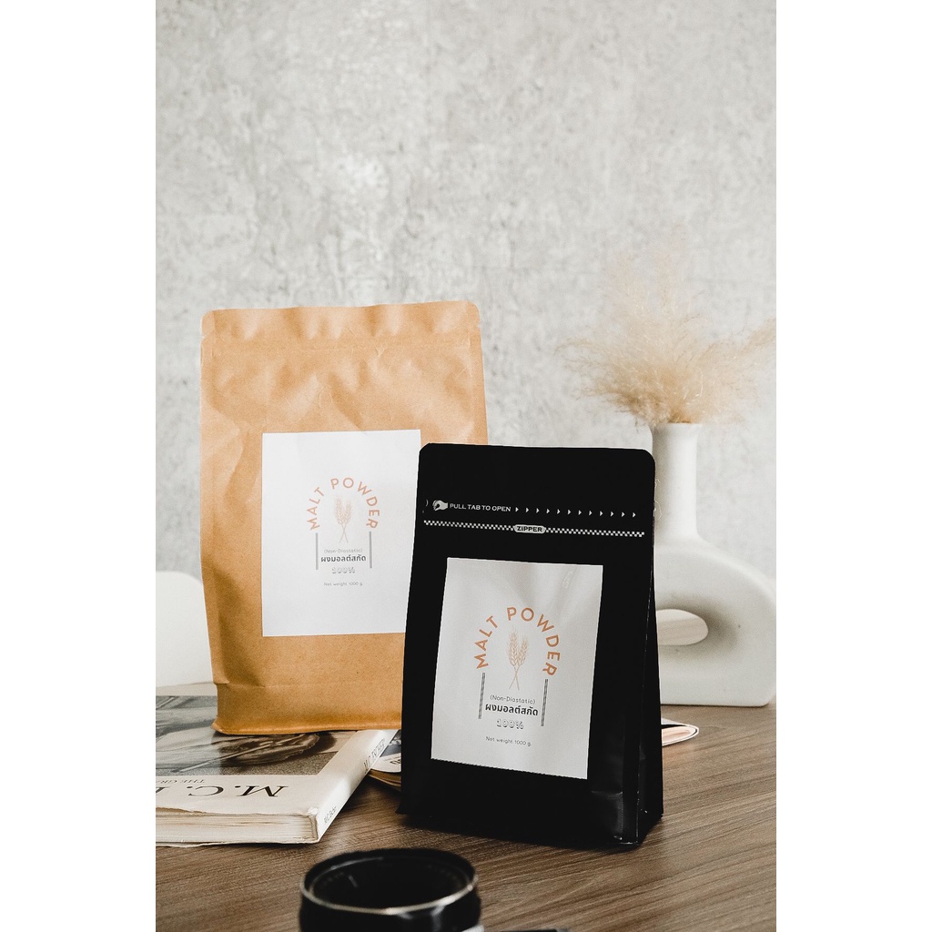 ผงมอล์ตสกัด Malt extract powder (non diastatic) เหลือแต่ขนาด350g. สั่ง1000g. จะได้350x3ถุงแทน