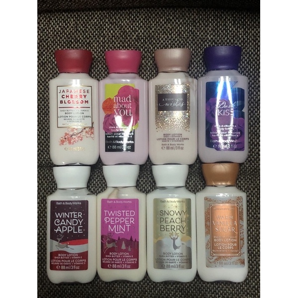 Bath and body works mini lotion 88 ml. ของแท้ โลชั่นบำรุงผิว กลิ่นหอม