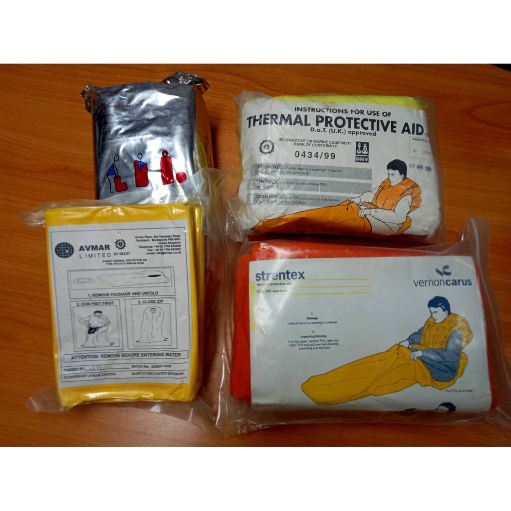 Thermal Protective Aid ชุดควบคุมอุณหภูมิ คละแบบและยี่ห้อ สินค้าเก่าเก็บ