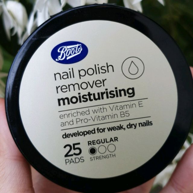 แผ่นล้างเล็บ Boots nail polish remover Shopee Thailand