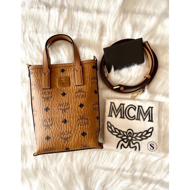 MCM Essential Visetos Original Crossbody Bag Shopee Thailand