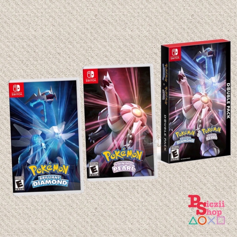 [ NSW มือ1 ] Pokemon Brilliant Diamond / Pokemon Shining Pearl / Double Pack Shopee Thailand