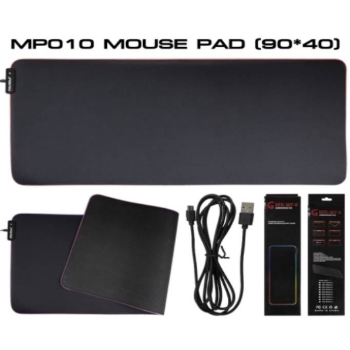 แผ่นรองเม้าท์มีไฟ GMSWT5 Gaming Mouse Pad RGB 7colors 90x40cm Nubwo