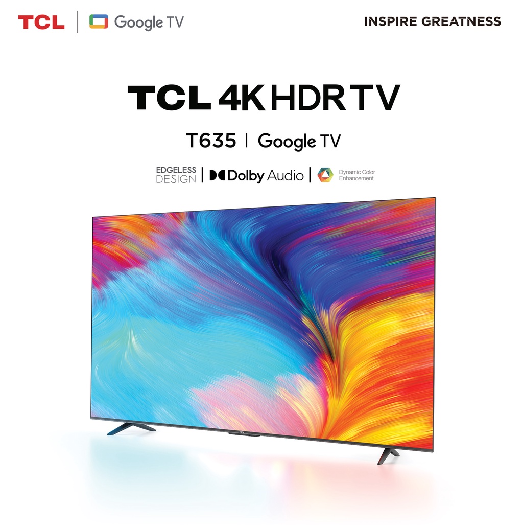 Buy (Open Box) TCL 55 Inch Ultra HD 4K 55T635 Google Smart TV Edgeless Design Price in Doha Qatar