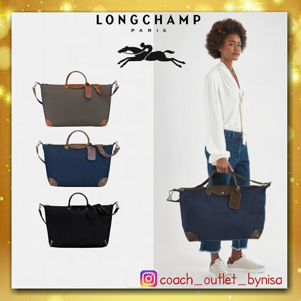 LONGCHAMP BOXFORD TRAVEL BAG L Shopee Thailand