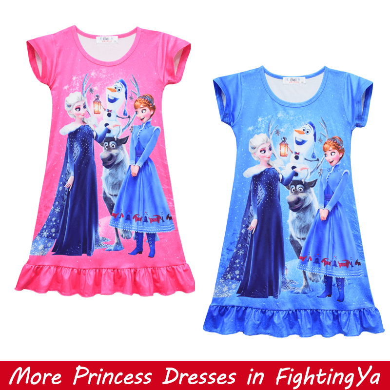 【COD+READY】Halloween Costume Frozen 2 terno Dress for kids girl Clothes