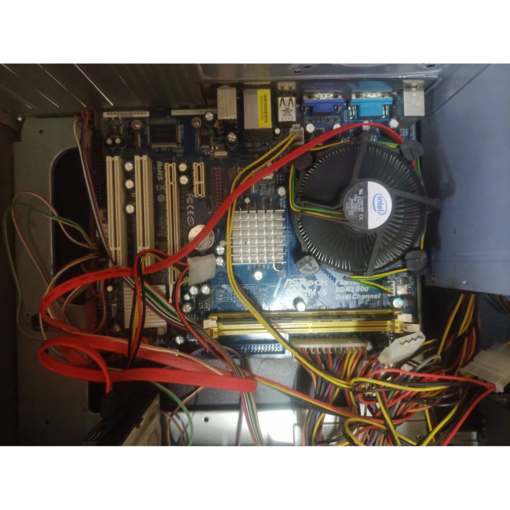 ASROCK G31MS + E5300 พร้อมฝาหลัง แถมพัดลม CPU Shopee Thailand