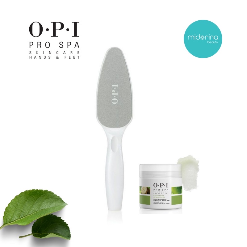 OPI Foot file ที่ขัดส้นเท้า แถมฟรี! สคลับน้ำตาล OPI PRO SPA สุดคุ้ม