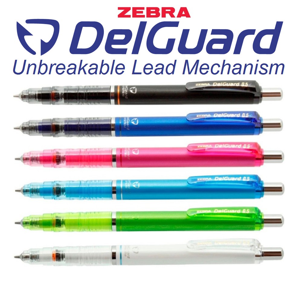 Zebra DelGuard ดินสอกด แกนป้องกันการแตกหัก (0.5 มม.) Shopee Thailand