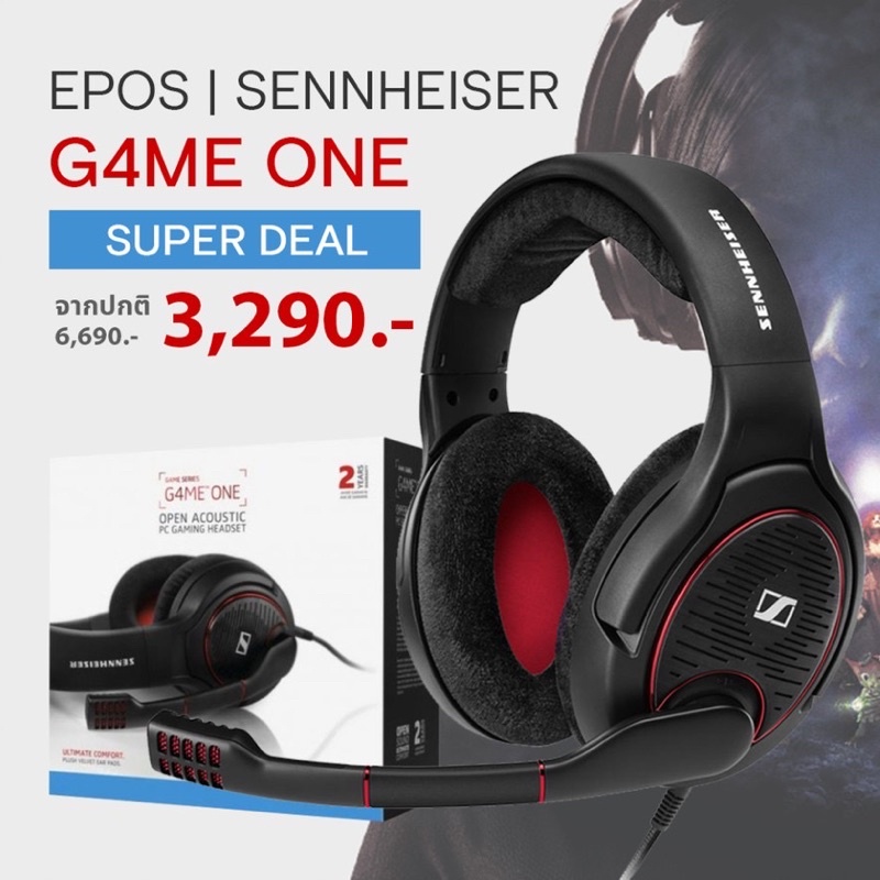 EPOS Sennheiser GAME ONE Gaming Headset Shopee Thailand