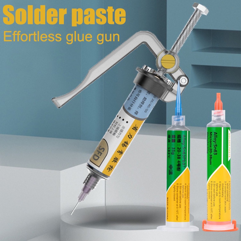 Solder Paste Glue Extruder Glue Gun Welding Oil Green Oil Booster UV