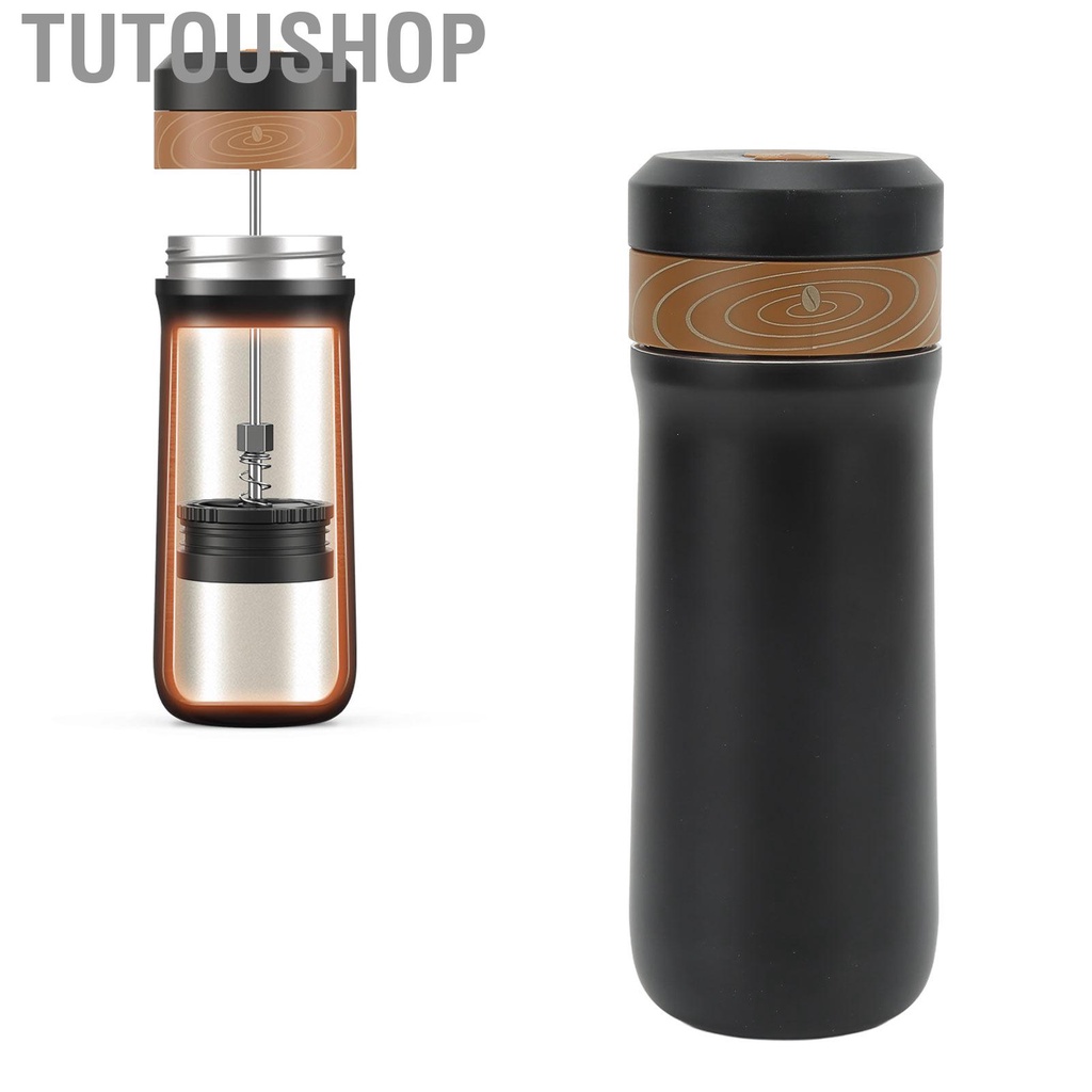 Travel French Press Coffee Maker Portable Pot Thermal