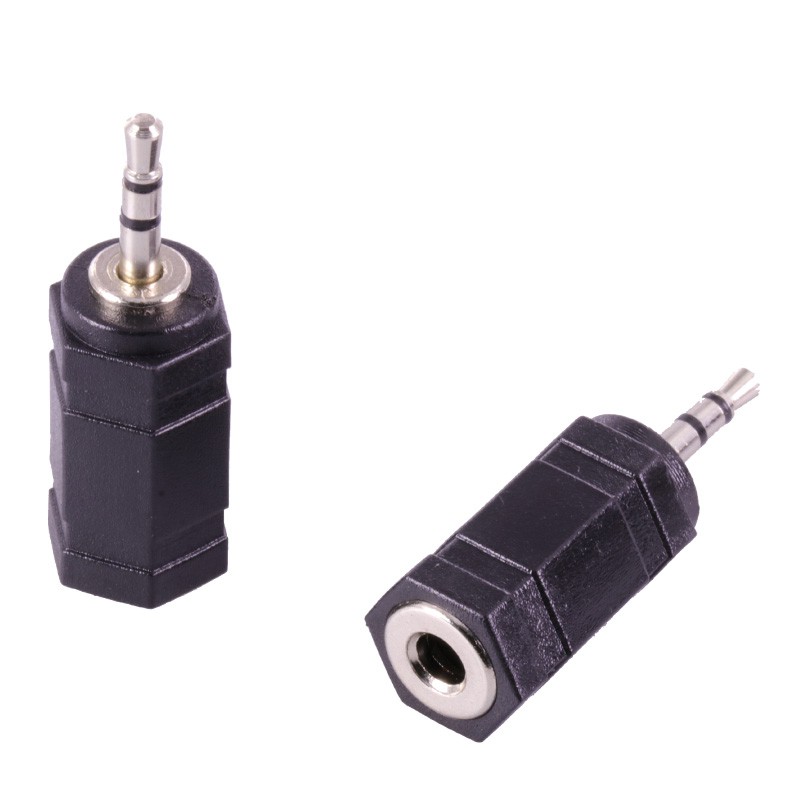 3 Poles Stereo 2.5mm Male Plug to 3.5mm Female Jack Socket 2.5 to 3.5