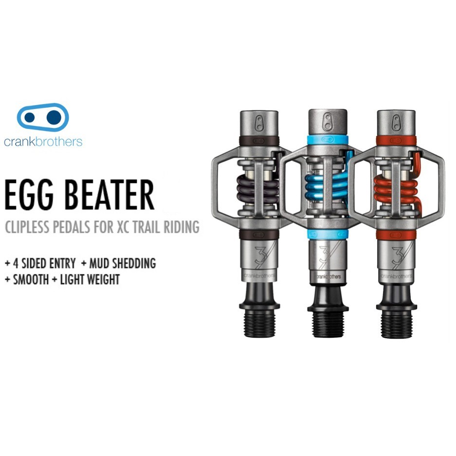 บันไดเสือภูเขา Crank brothers Eggbeater บันไดจักรยาน บันไดคลีท Shopee
