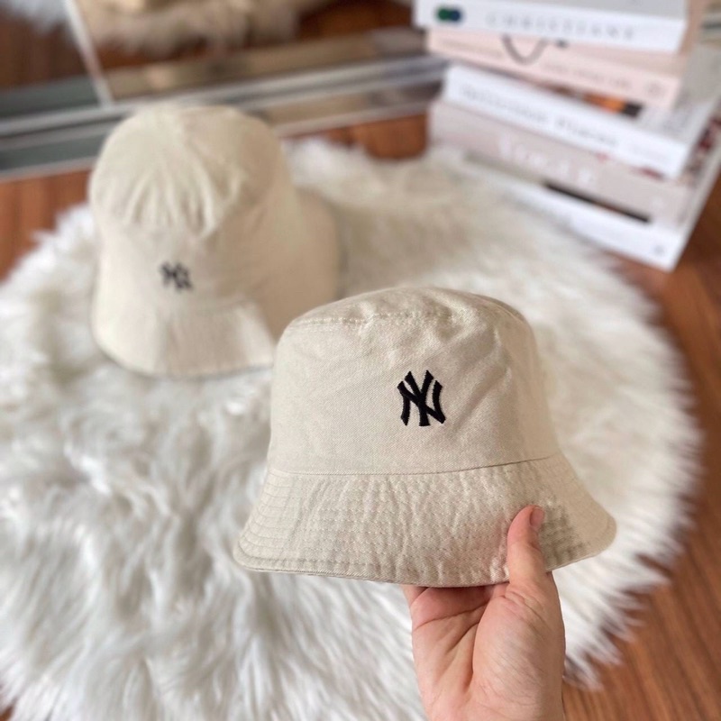 หมวก MLB Bucket hat New York Yankees โลโก้ NY เล็ก Shopee Thailand