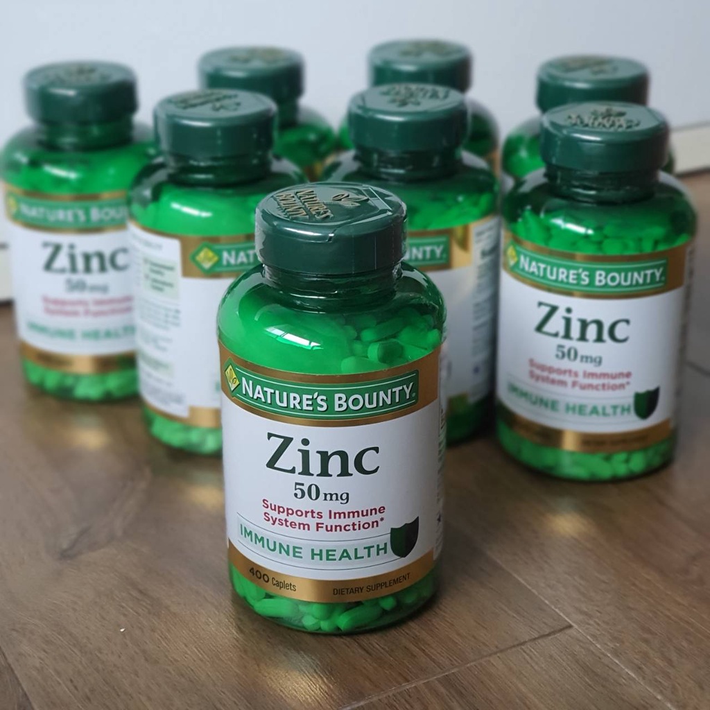 Nature's Bounty Zinc 50 mg ขนาด 400เม็ด Shopee Thailand