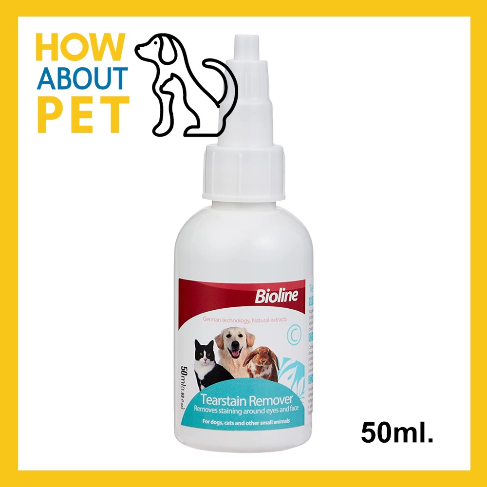 ที่เช็ดตาแมว ที่เช็ดตาสุนัข น้ำยาเช็ดตาแมว สุนัข กระต่าย Bioline Tear