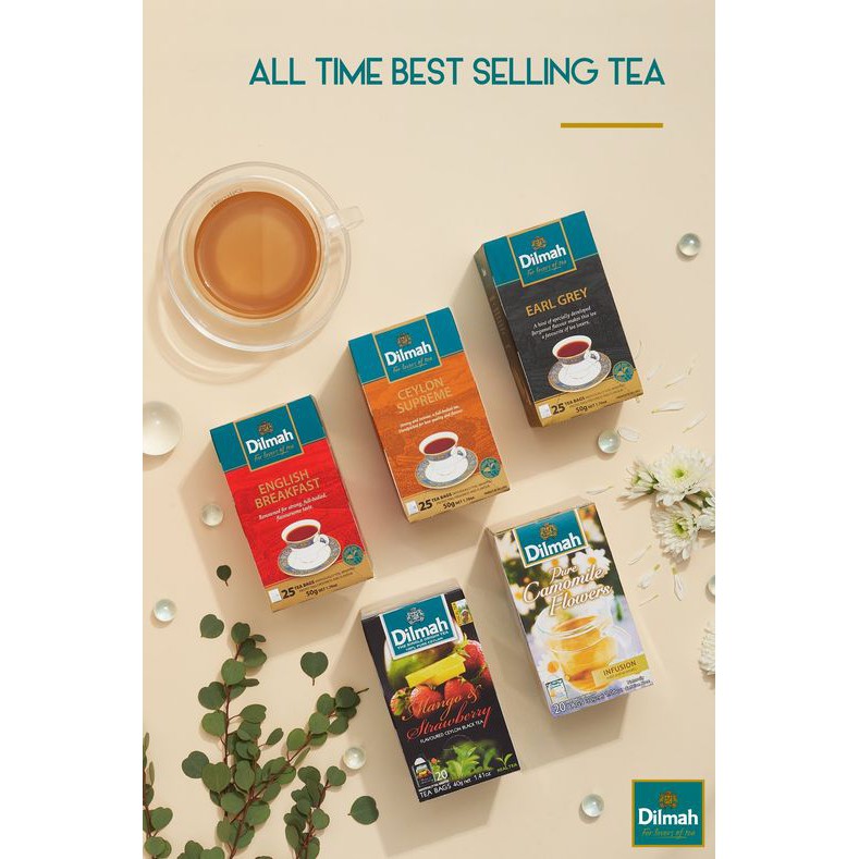 DILMAH EARL GREY ( 2g*25tbgs ) Shopee Thailand
