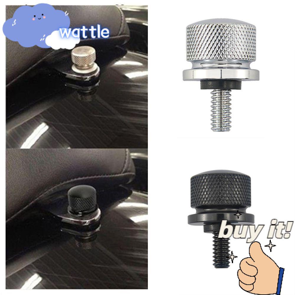 WATTLE 6mm CNC Motorcycle Screw Rear Seat For Harley Sportster Touring