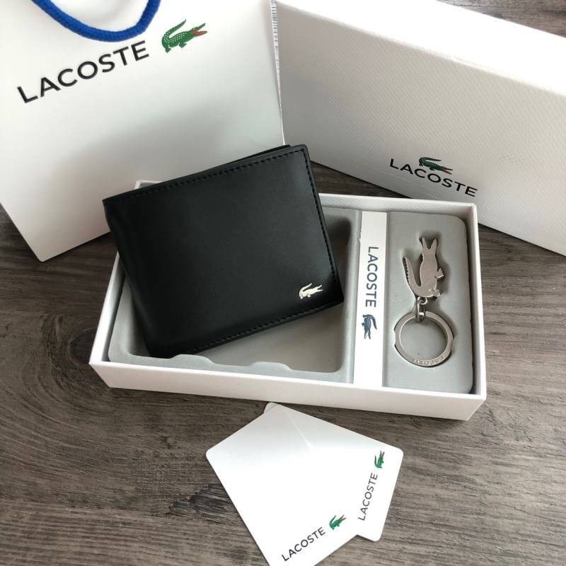 LACOSTE Short Wallet with Key Set Shopee Thailand