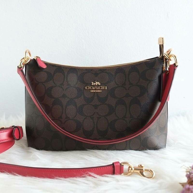 COACH LEWIS SHOULDER BAG IN SIGNATURE CANVAS Shopee Thailand