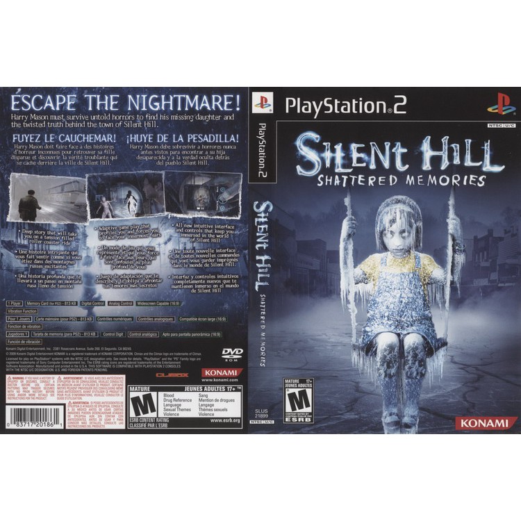 SILENT HILL SHATTERED MEMORIES [PS2 US DVD5 1 Disc] Shopee Thailand
