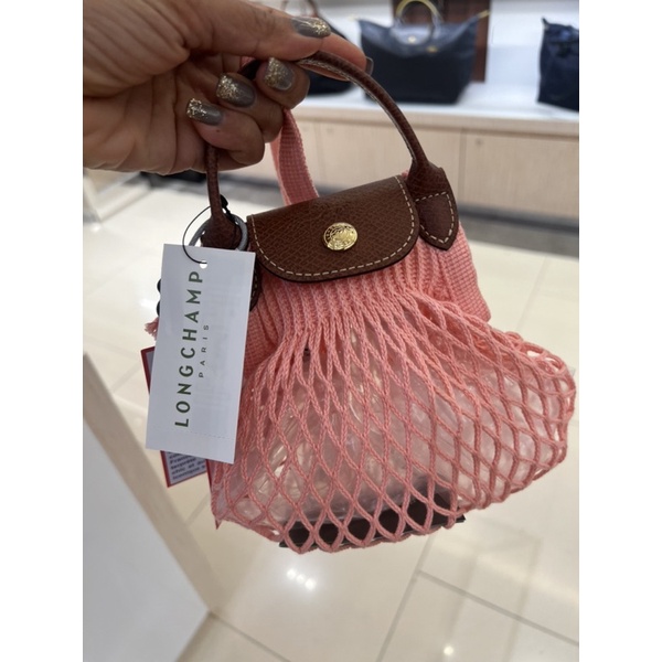 New Le Pliage Extra Small Filet Knit Shoulder Bag LONGCHAMP Shopee
