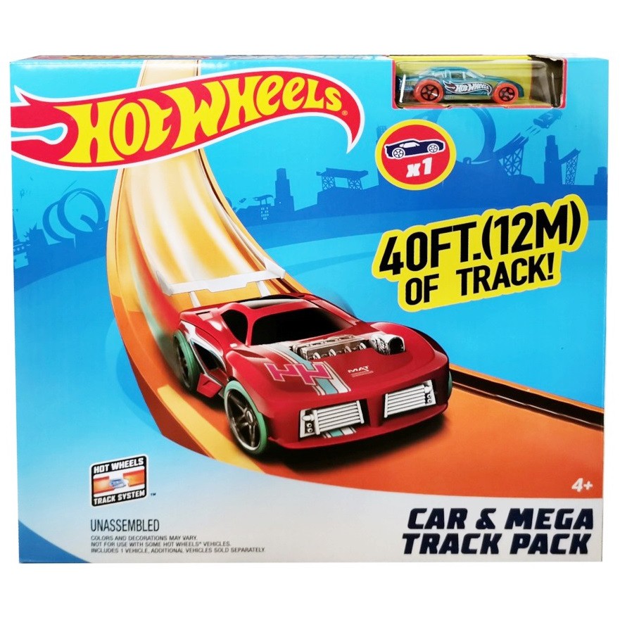 Hot Wheels Car & Mega Track Pack 40FT(12M) Of track Shopee Thailand