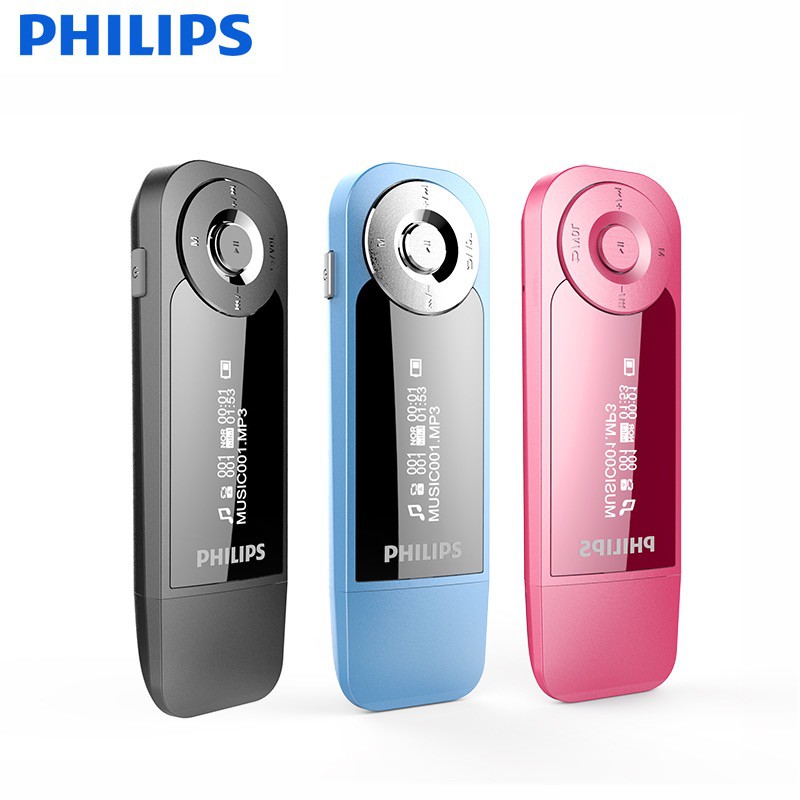 Philips 8GB Mini Clip Music MP3 Player With Screen Mini Clip Digital