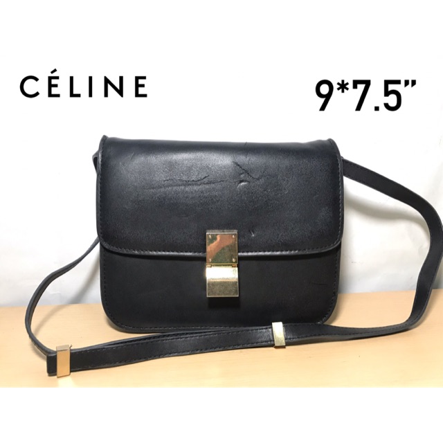 Celine crossbody bag. Used) Shopee Thailand