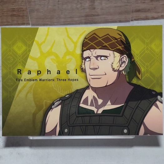 Fire Emblem Three Hopes Post Card Raphael Shopee Thailand