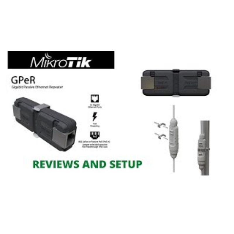 MikroTik Gigabit Passive Repeater (GPeR) Shopee Thailand