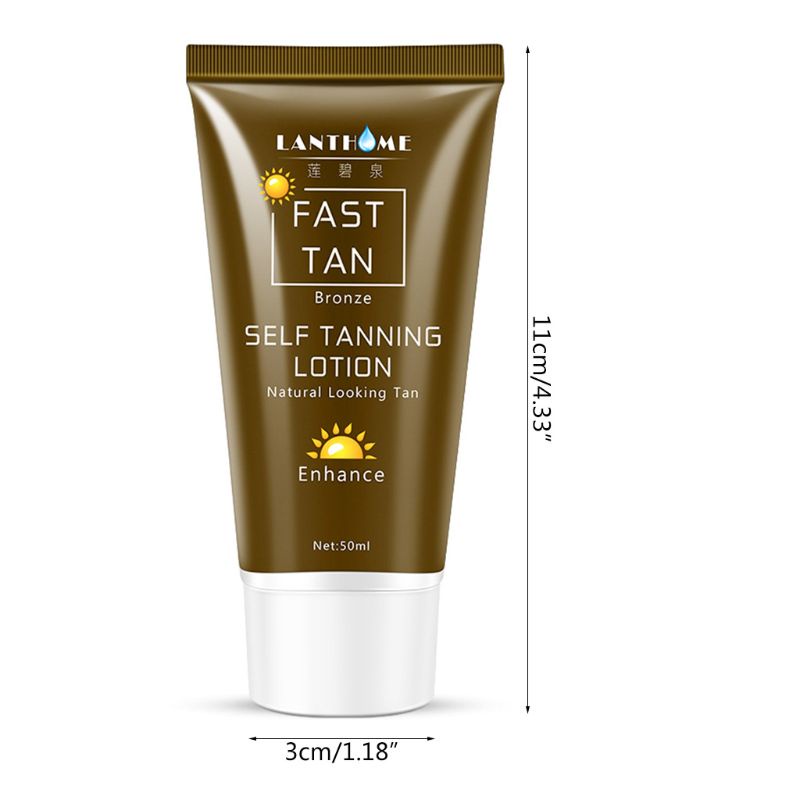 Body Bronze Natural Bronzer Sunscreen Self Sun Tan Enhance Lotion