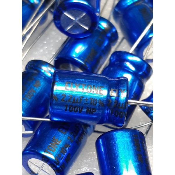 Elytone NP 2.2uf 100v Bipolar Capacitor ตัวเก็บประจุ ชนิด ไม่มีขั้ว BP