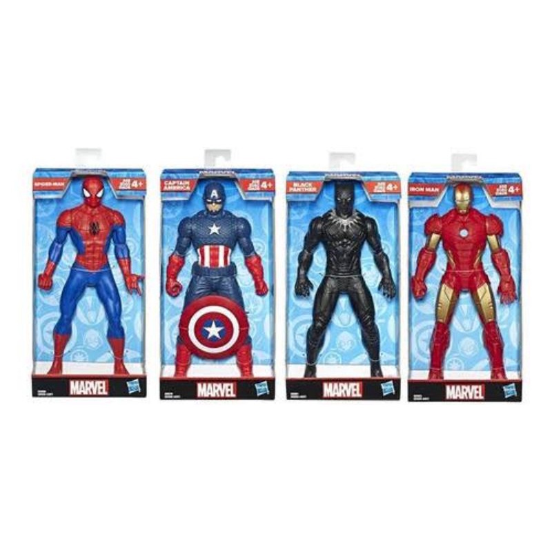Hasbro 9.5 in. Marvel Olympus Figure Toys Captain America, Black