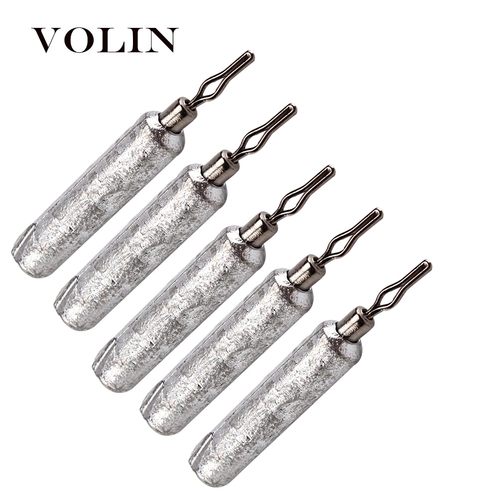 Volin ใหม่ ดินสอถ่วงน้ําหนักตกปลา 5 กรัม 7 กรัม 10 กรัม 14 กรัม 20 กรัม