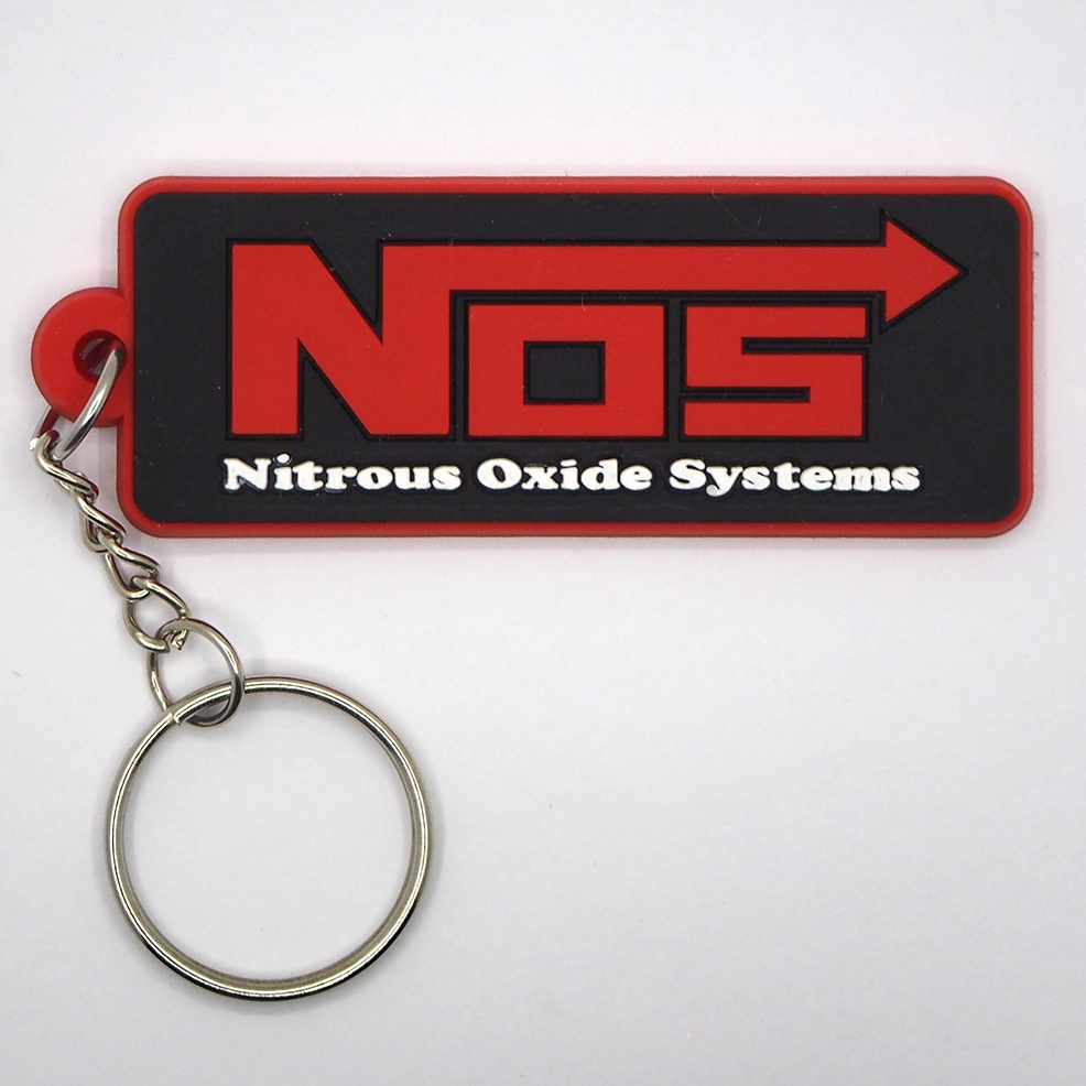 พวงกุญแจยาง NOS Nitrous Oxide System นอส ไนตรัส อ๊อกไซด์ ซิสเต้ม ตรงปก