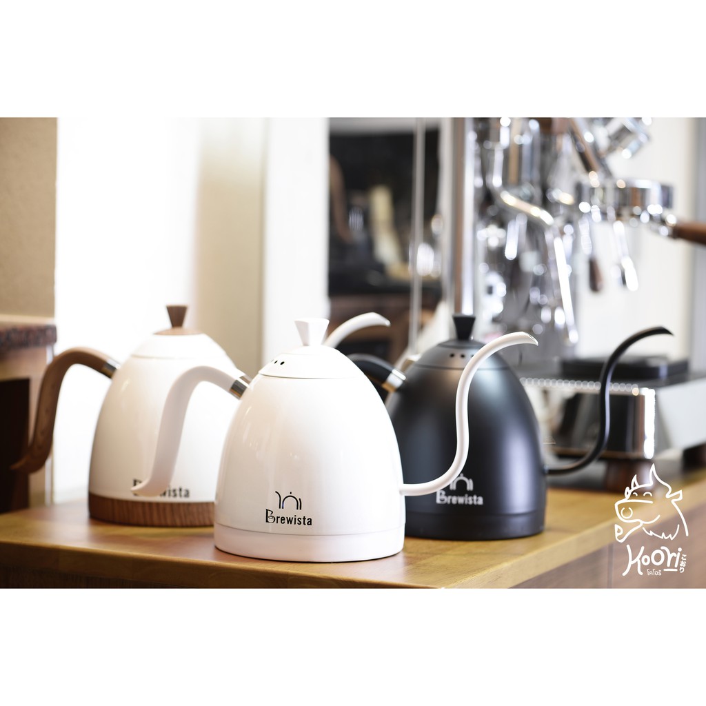 Brewista Gooseneck Kettle 600 ml กาน้ำตั้งอุณหภูมิ กาน้ำร้อนไฟฟ้า กา