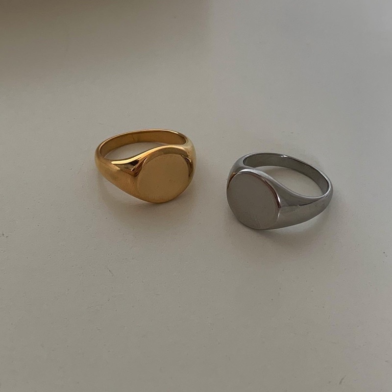 HER OBJECTIVE_HER RING IN GOLD/SILVER Shopee Thailand