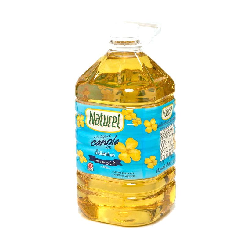 Naturel canola oil 5 liters.เนเชอเรล น้ำมันคาโนล่า 5 ลิตร Shopee Thailand