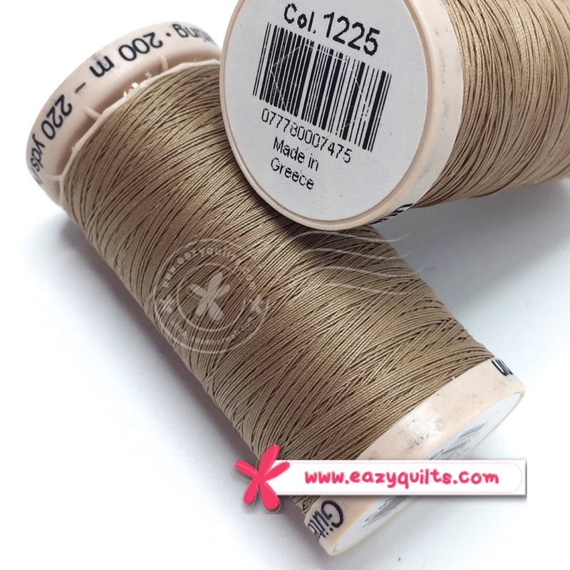 ด้ายควิลท์ สี Khaki 1225 Gutermann Hand Quilting Thread Shopee Thailand