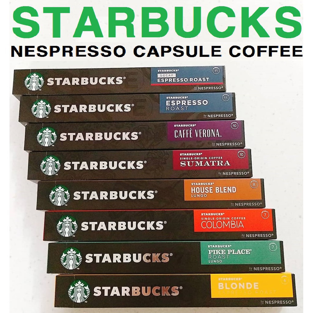 Starbucks Capsules Aluminium แคปซูลกาแฟสตาร์บัคส์ แบบอลูมิเนียม สำหรับ