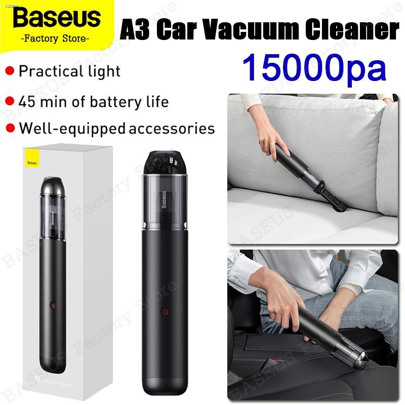 Baseus A3 Car Vacuum Cleaner 15000pa Suction Force Practical Light Well