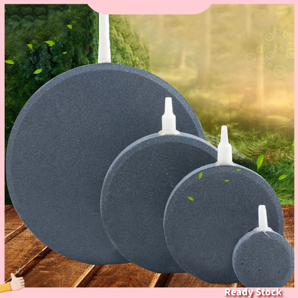 (Malukusk) Aquarium Fish Tank Pond Round Bubble Air Stone Pump