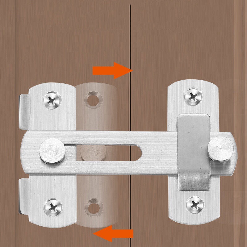 Door Latch Stainless Steel Hasp Latch Lock Sliding Door lock for