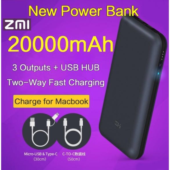 ZMI QB820 20000mAh Power Bank with Quick Charge 3.0 and PD 40W